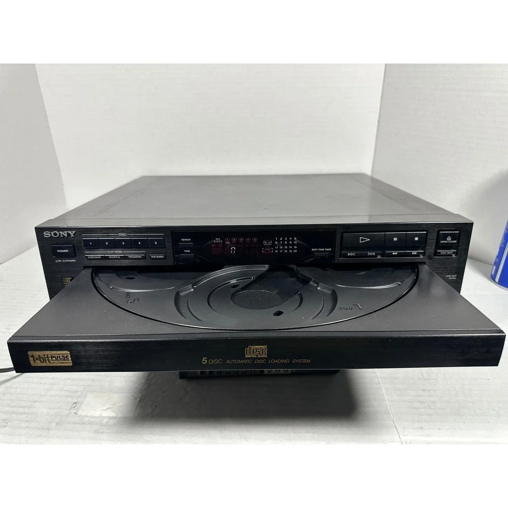 Sony CDP-C615 5-Disc Carousel Player Changer with Remote DSP Japan‎ PARTS ONLY